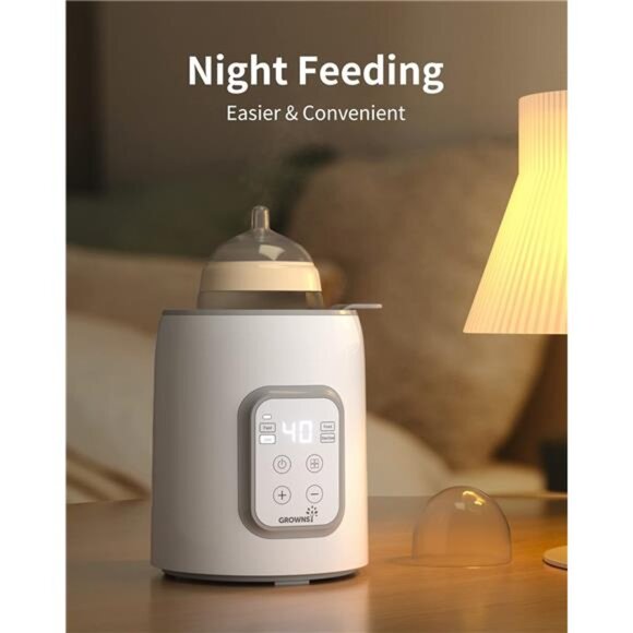 Bottle Warmer, GROWNSY 8-in-1 Fast Baby Milk Warmer with Timer for Breastmilk - Picture 5 of 7